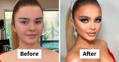 23 Gorgeous Before-And-After Bridal Looks From This Talented Makeup Artist