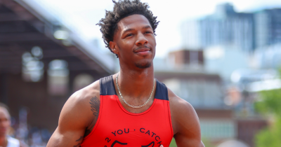 US Sprinter Scores Modeling Gig After Wardrobe Fail Exposed Him Mid-Race