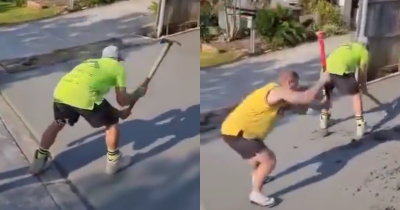 Builders Destroyed Driveway After Homeowner Refused To Pay For Completed Work